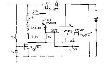 采用mosfet的低压差恒压充电器